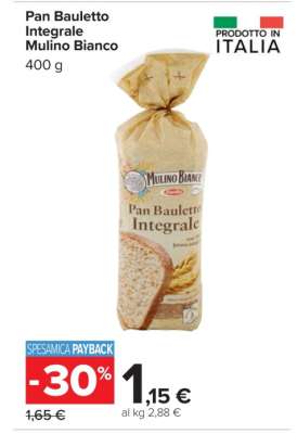 Pan Bauletto Integrale Mulino Bianco