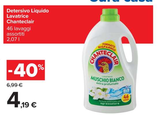 Detersivo Liquido Lavatrice Chanteclair