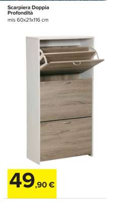 Scarpiera Doppia Profondità
