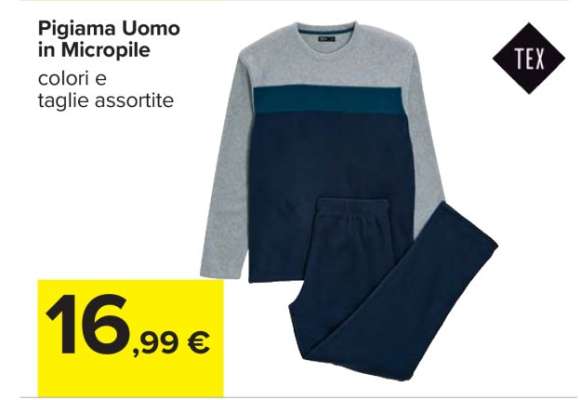 Pigiama Uomo in Micropile