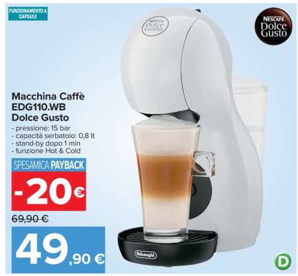 Macchina Caffè EDG110.WB Dolce Gusto
