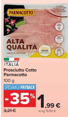 Prosciutto Cotto Parmacotto