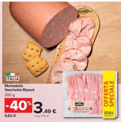 Mortadella Vaschetta Bipack