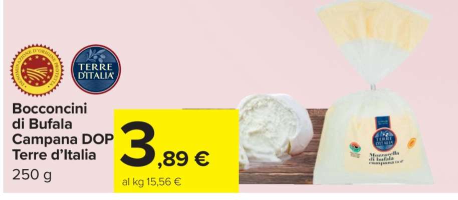 Bocconcini di Bufala Campana DOP Terre d’Italia