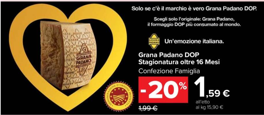 Grana Padano DOP Stagionatura oltre 16 Mesi