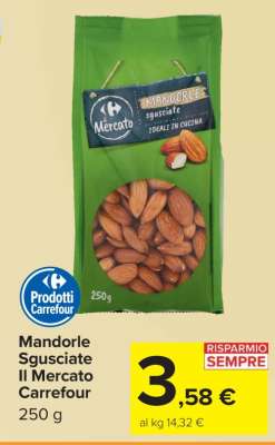 Mandorle Sgusciate Il Mercato Carrefour