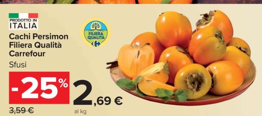 Cachi Persimon Filiera Qualità Carrefour