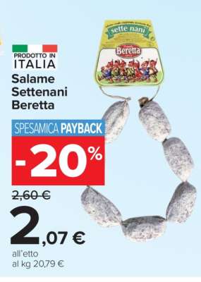 Salame Settenani Beretta