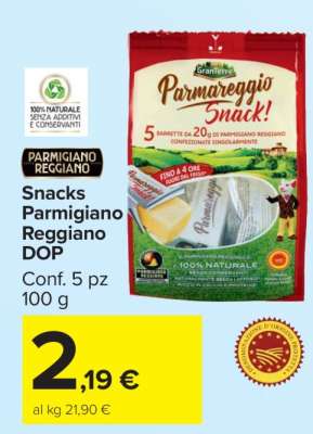 Snacks Parmigiano Reggiano DOP