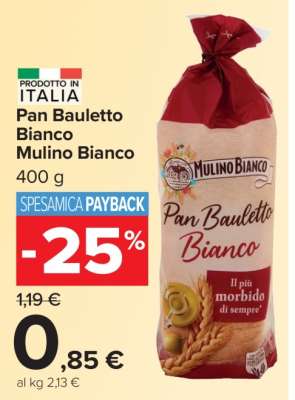 Pan Bauletto Bianco Mulino Bianco