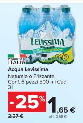 ACQUA LEVISSIMA