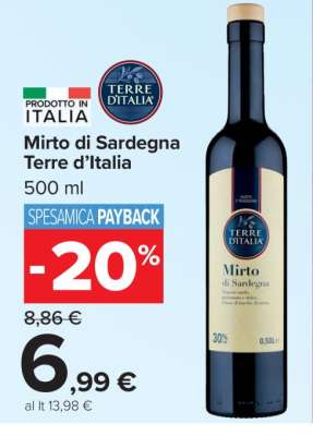 Mirto di Sardegna Terre d’Italia