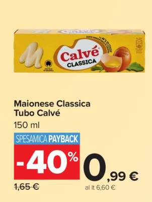 Maionese Classica Tubo Calvé