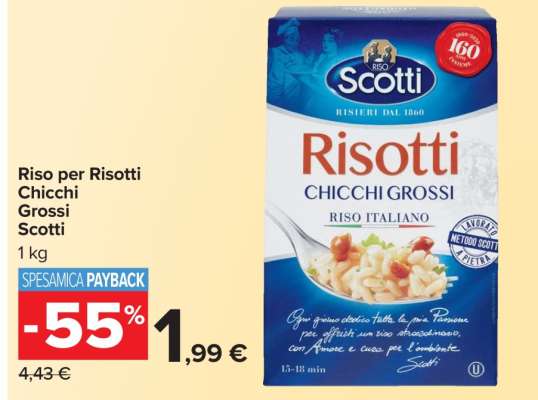 Riso per Risotti Chicchi Grossi Scotti