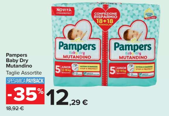 Pampers Baby Dry Mutandino