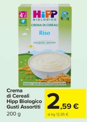 Crema di Cereali Hipp Biologico Gusti Assortiti