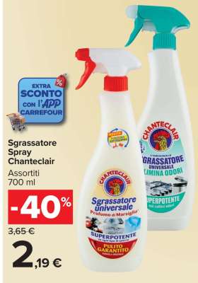 Sgrassatore Spray Chanteclair