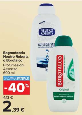 Bagnodoccia Neutro Roberts o Borotalco