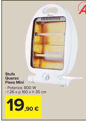 Stufa Quarzo Flexo Mini