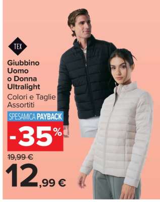 Giubbino Uomo o Donna Ultralight