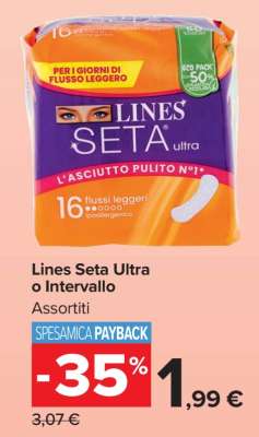 Lines Seta Ultra o Intervallo