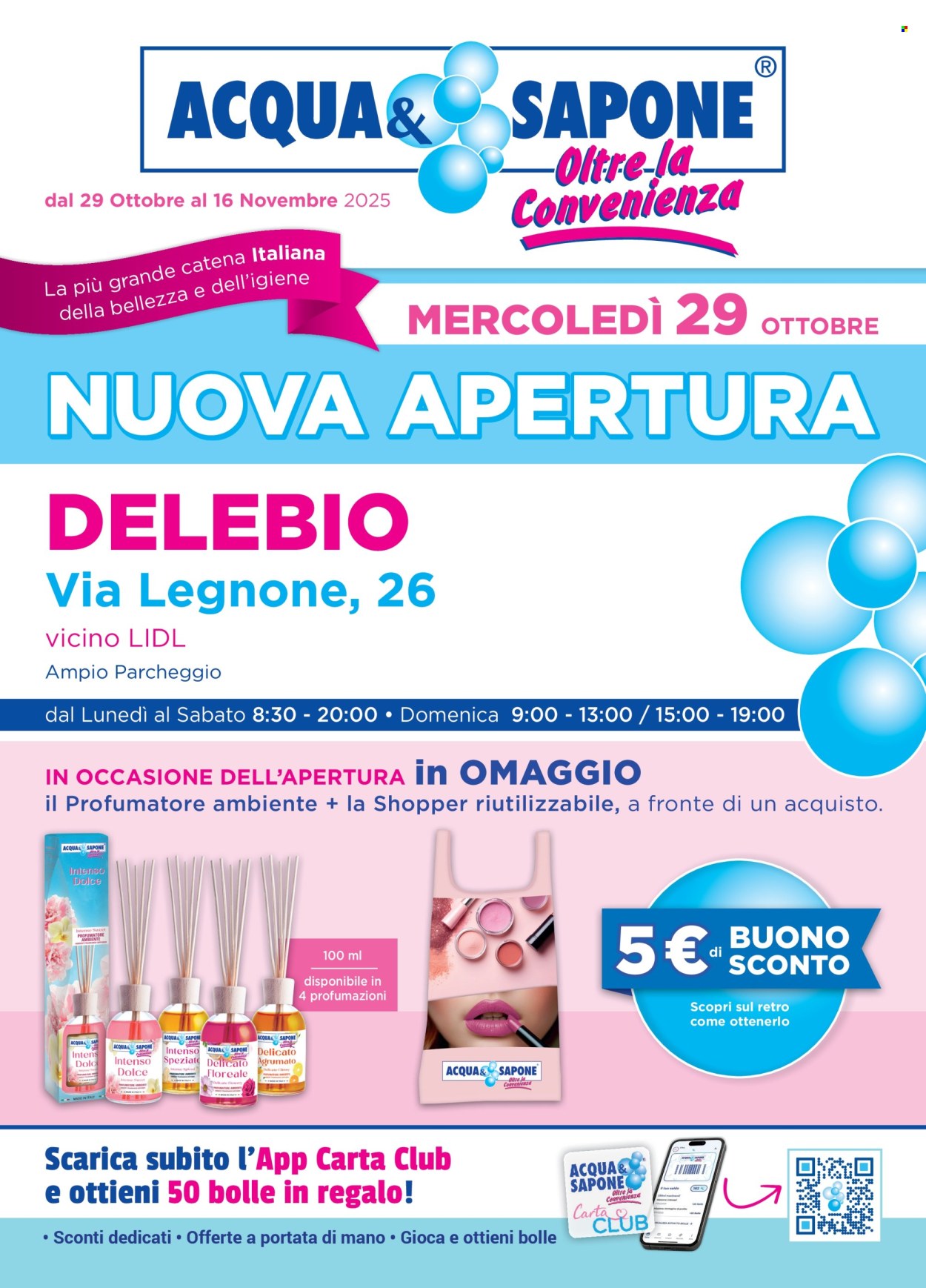Volantino Acqua & Sapone - 29/10/2025 - 16/11/2025. Pagina 1