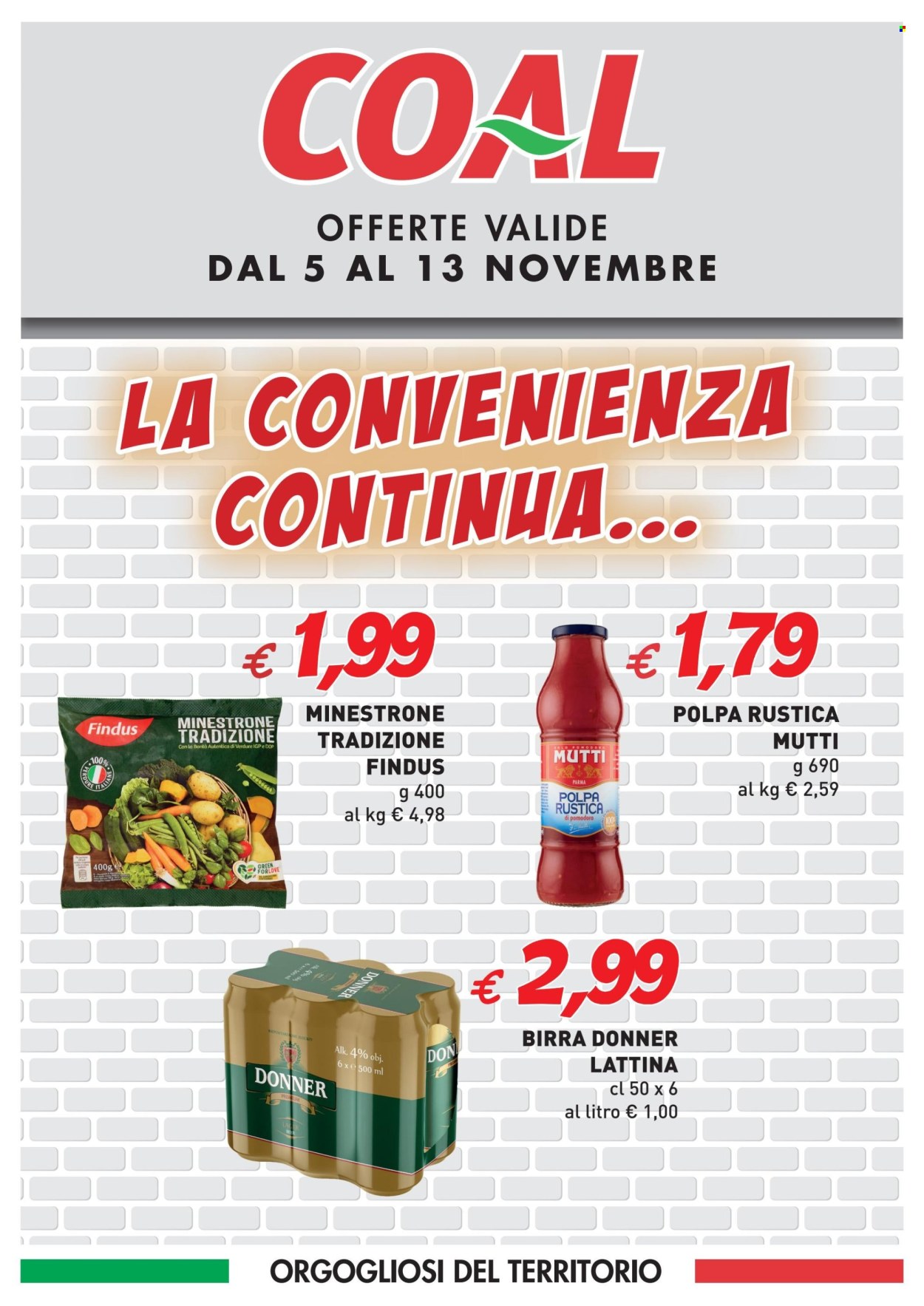 Volantino COAL - 5/11/2025 - 13/11/2025. Pagina 1
