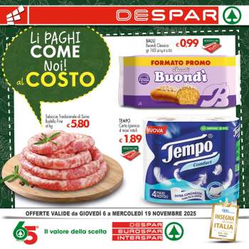 Volantino Interspar - 6/11/2025 - 19/11/2025.