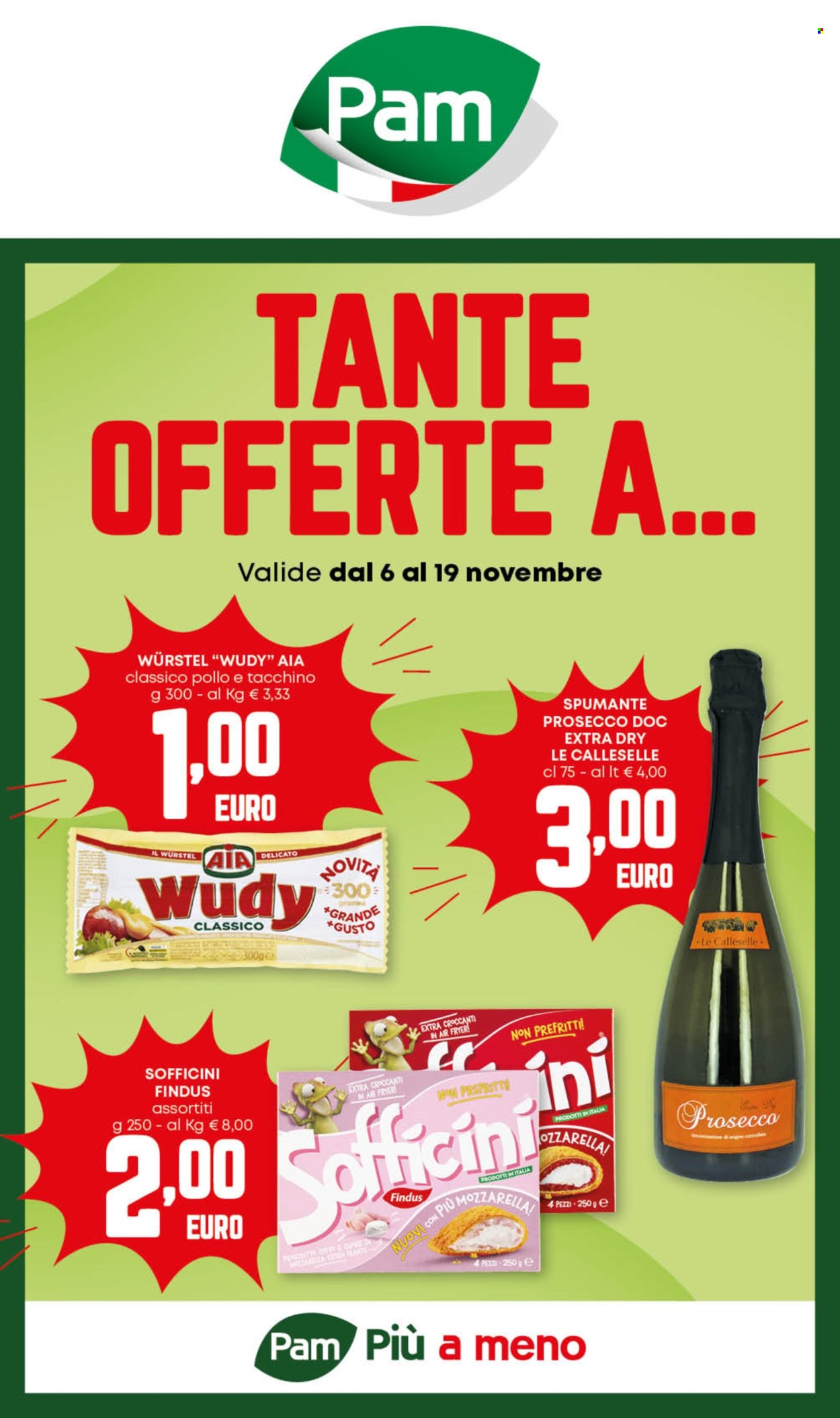 Volantino Pam Panorama - 6/11/2025 - 19/11/2025. Pagina 1