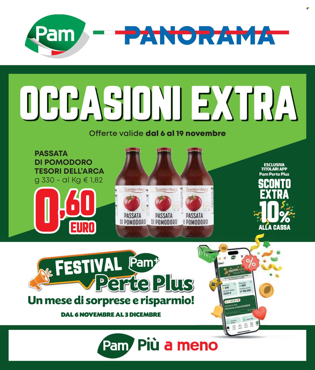 Volantino Pam Panorama - 6/11/2025 - 19/11/2025. Pagina 1