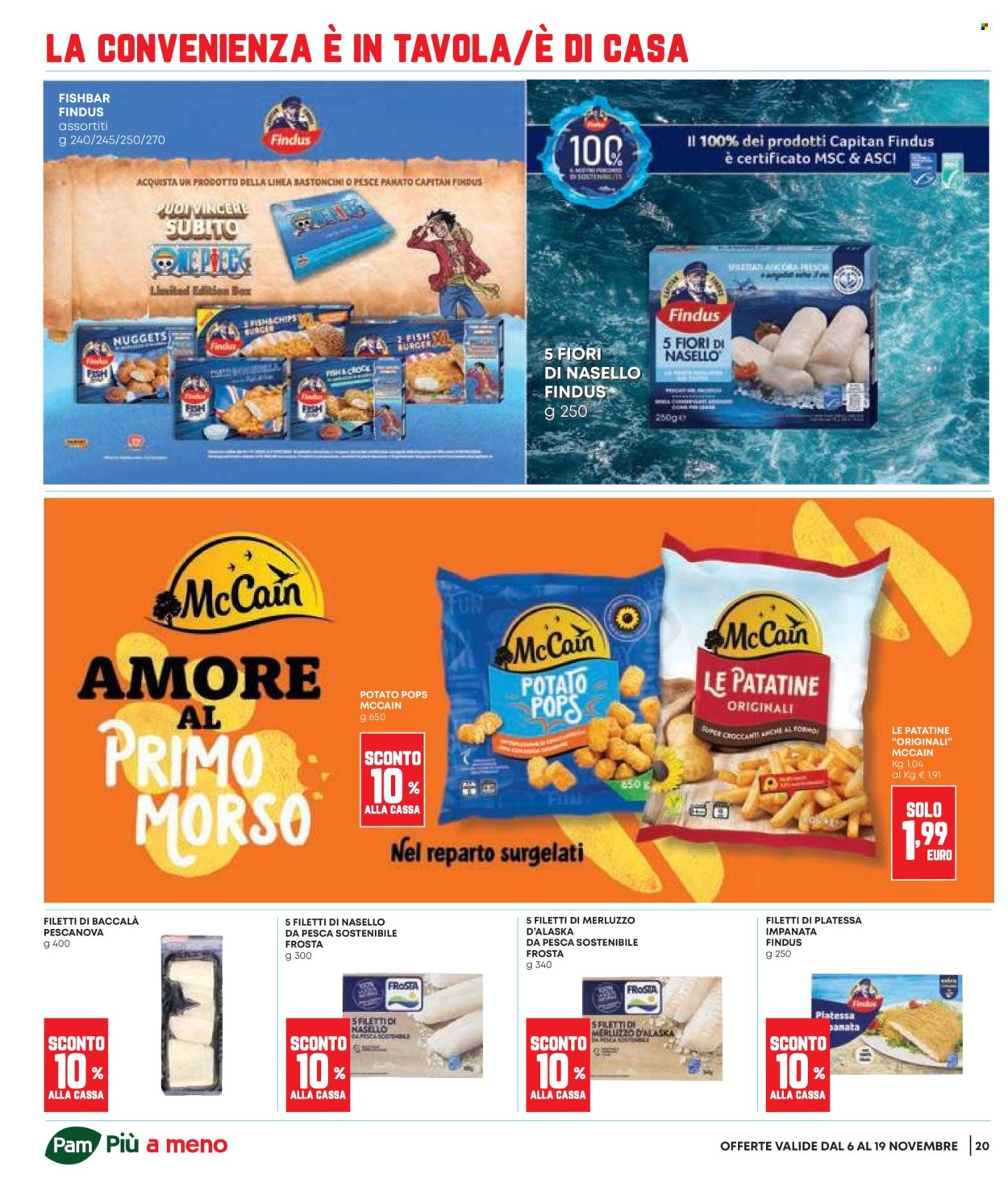 Volantino Pam Panorama - 6/11/2025 - 19/11/2025. Pagina 20