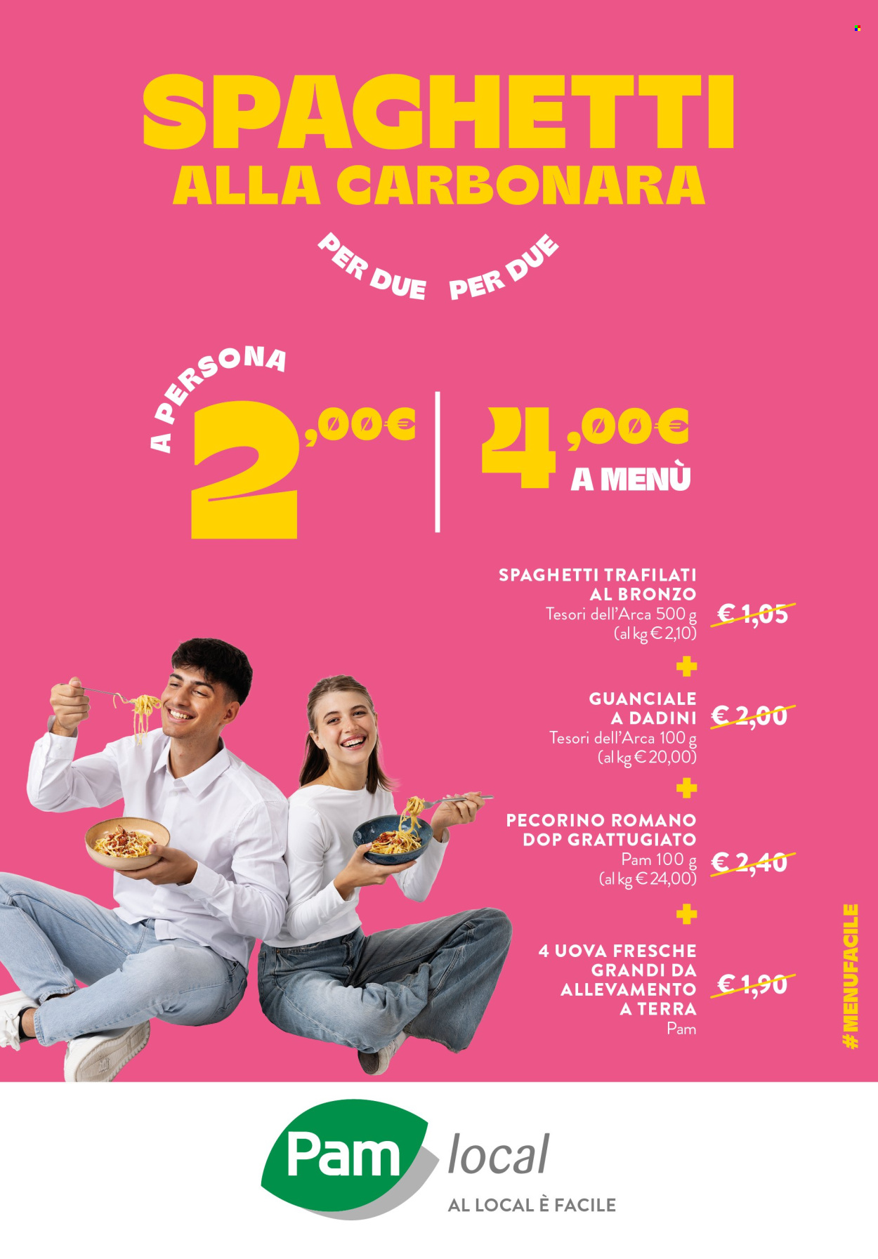 Volantino Pam local. Pagina 1