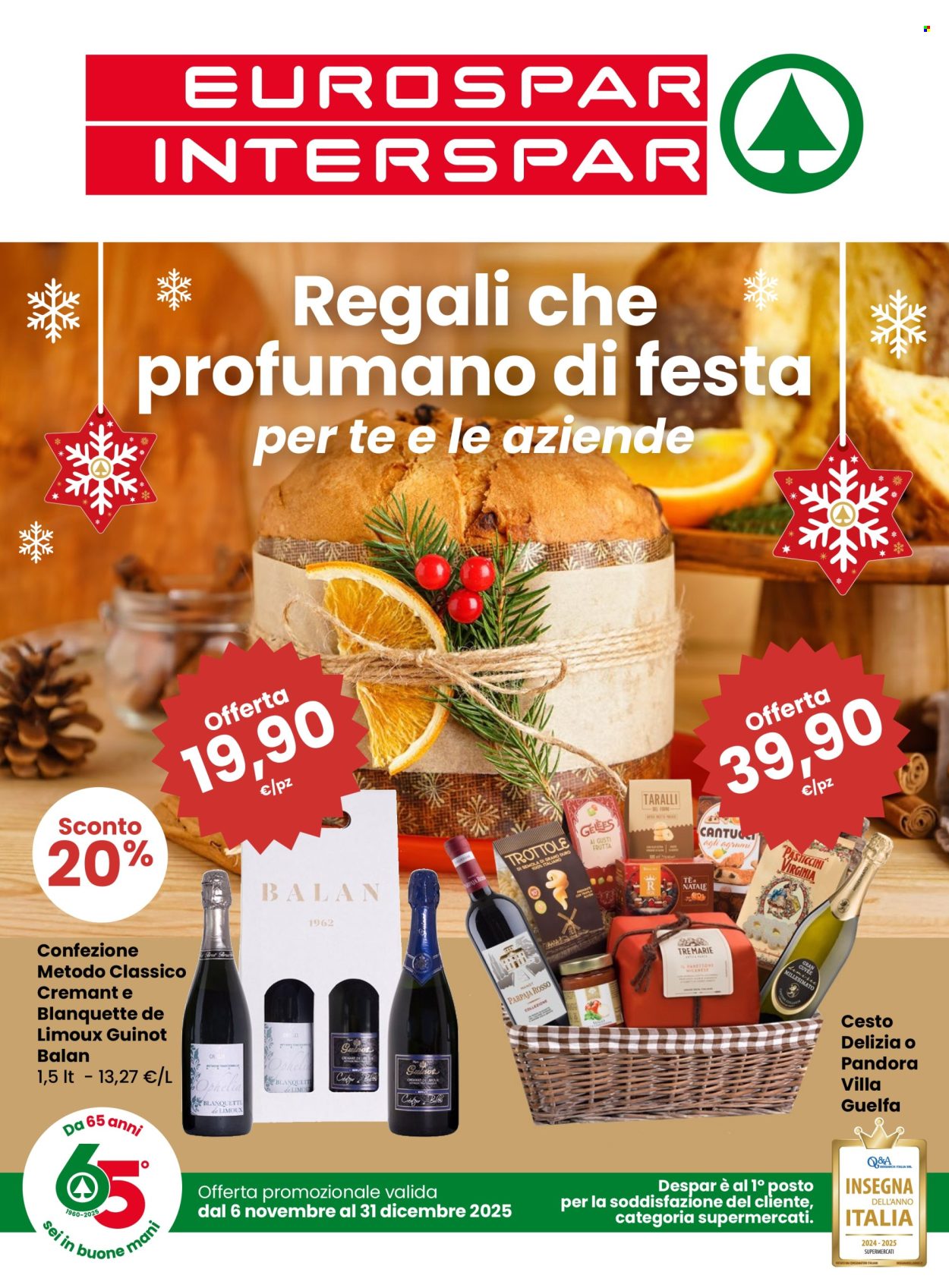 Volantino Interspar - 6/11/2025 - 31/12/2025. Pagina 1