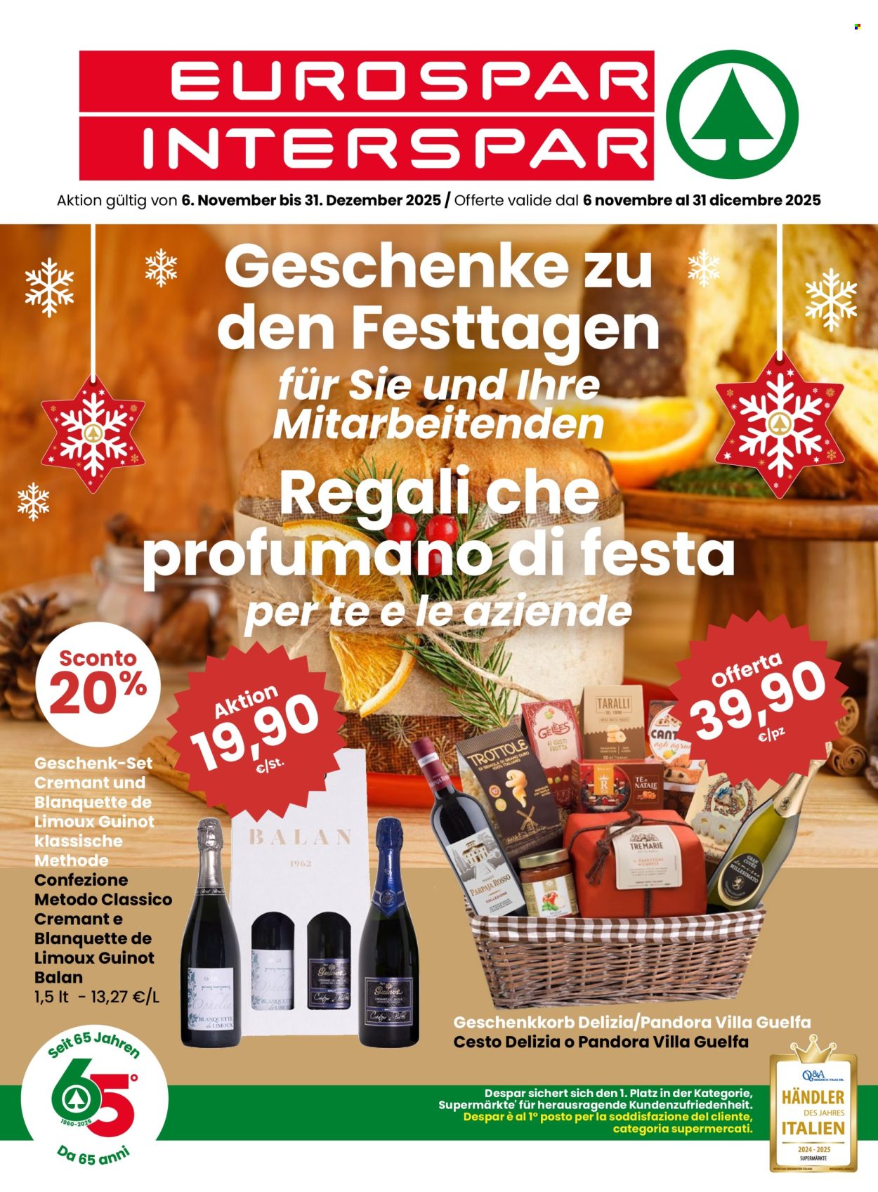 Volantino Eurospar - 6/11/2025 - 19/11/2025. Pagina 1