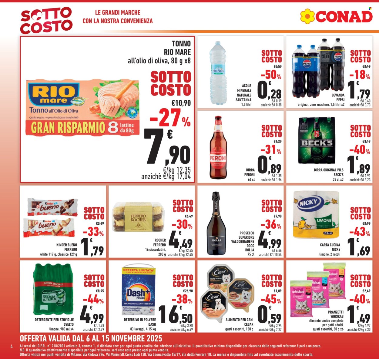 Volantino Conad - 6/11/2025 - 15/11/2025. Pagina 4