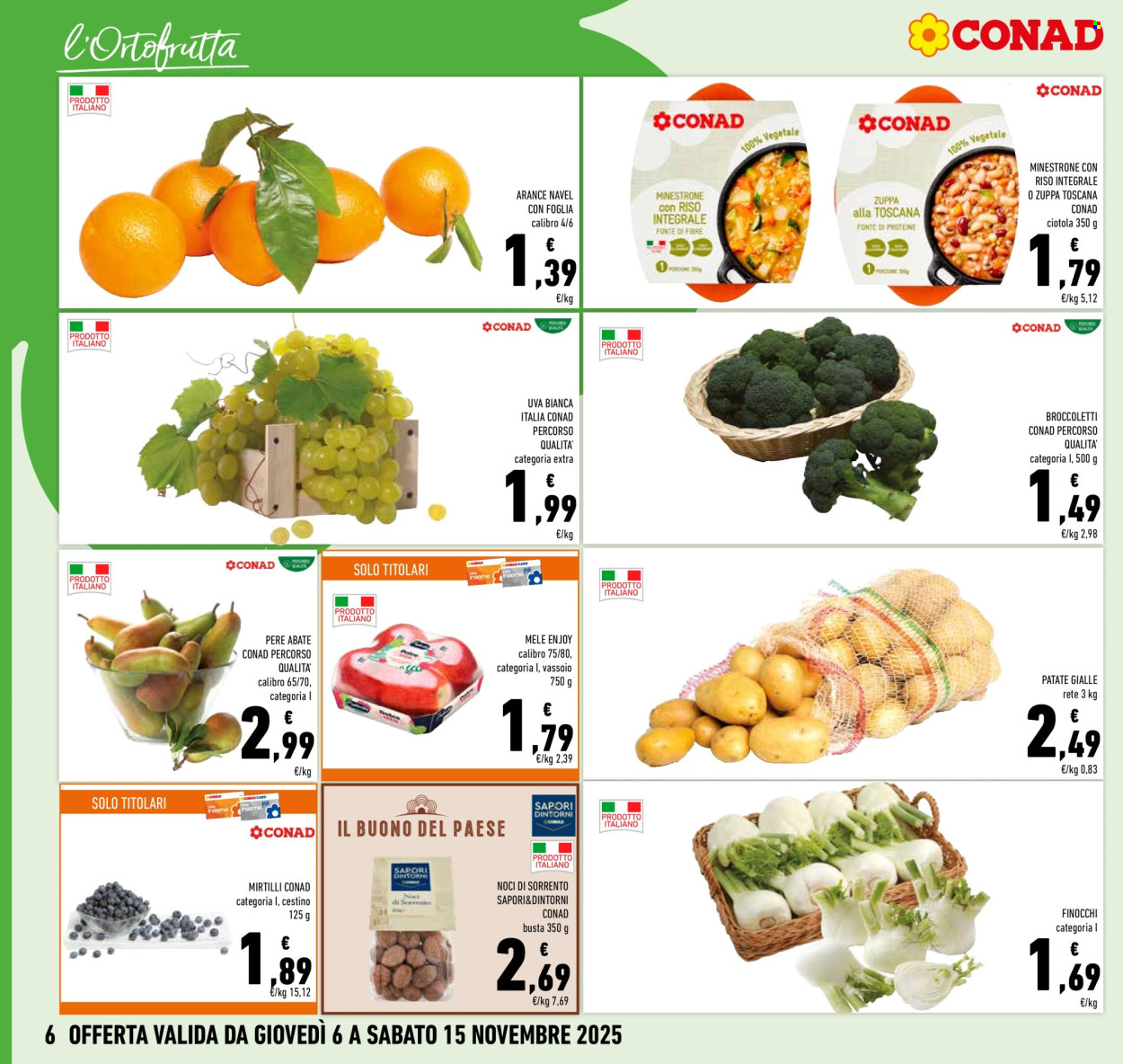 Volantino Conad - 6/11/2025 - 15/11/2025. Pagina 6