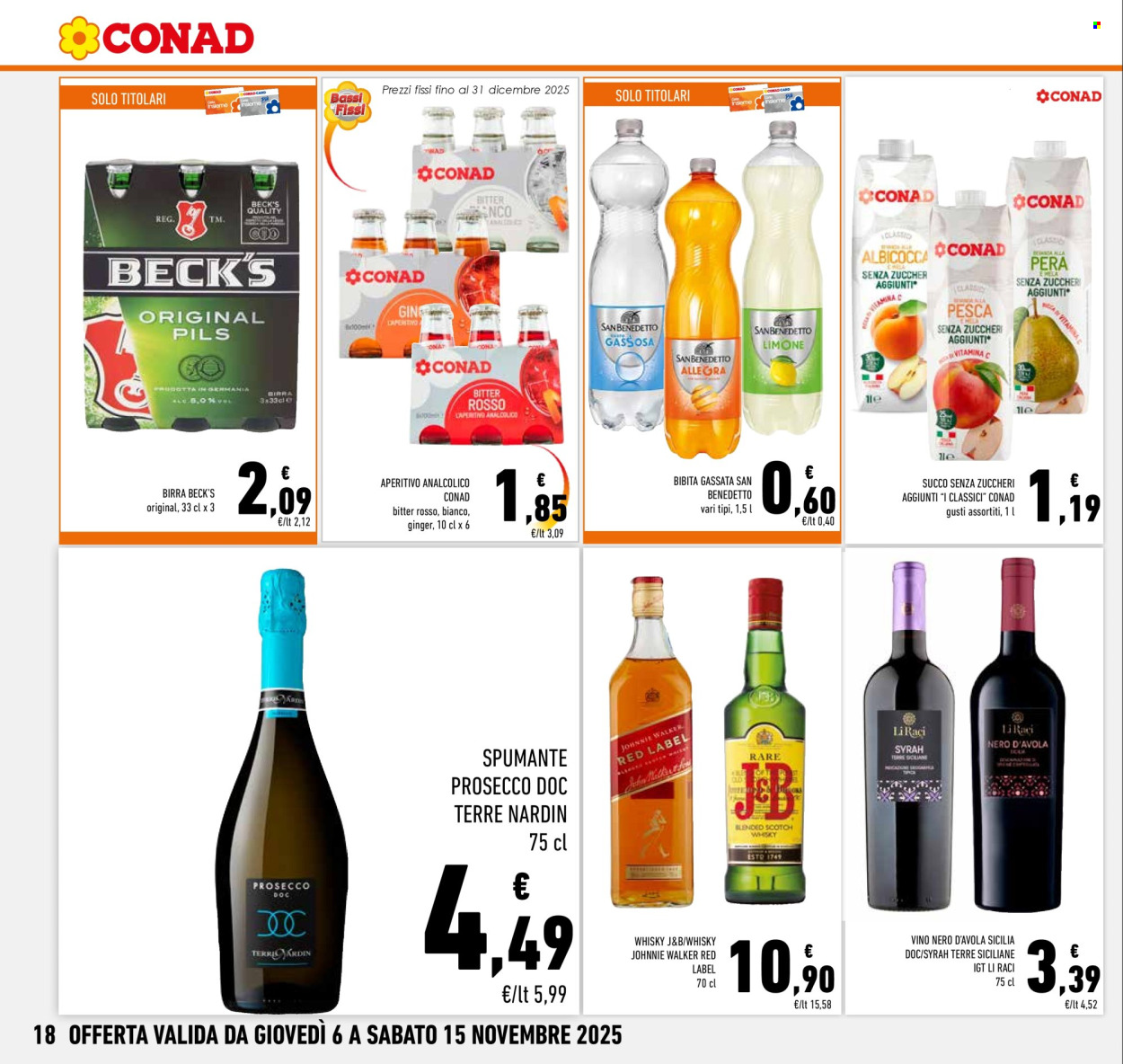 Volantino Conad - 6/11/2025 - 15/11/2025. Pagina 18