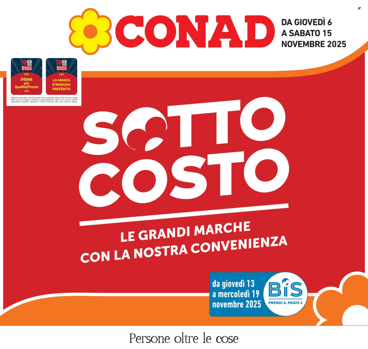 Volantino Conad - 6/11/2025 - 15/11/2025. Pagina 1