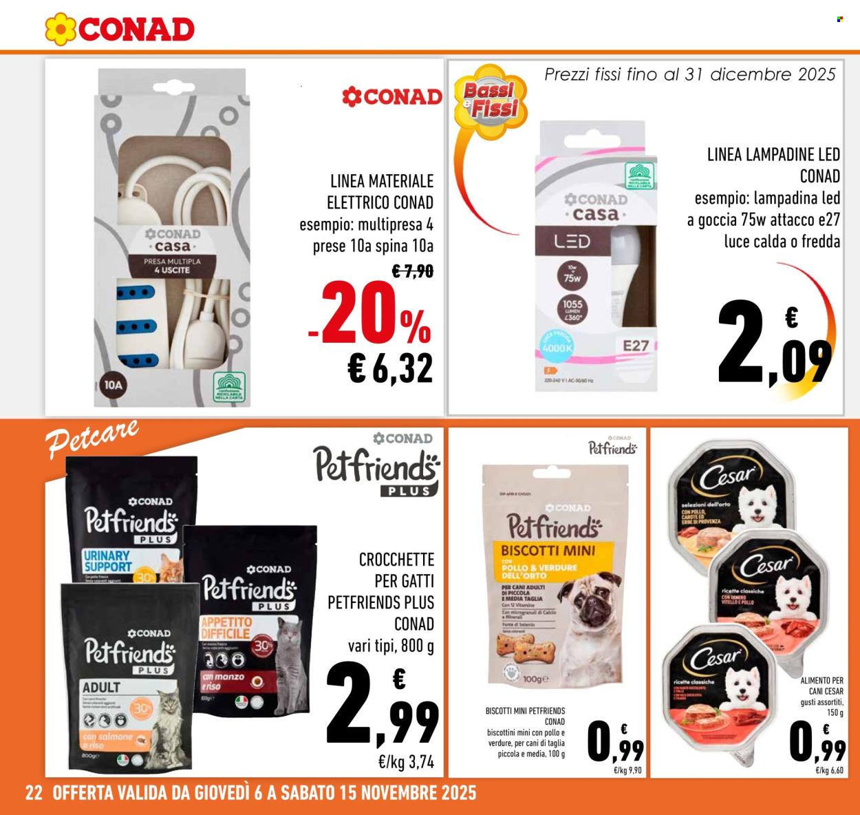 Volantino Conad - 6/11/2025 - 15/11/2025. Pagina 22
