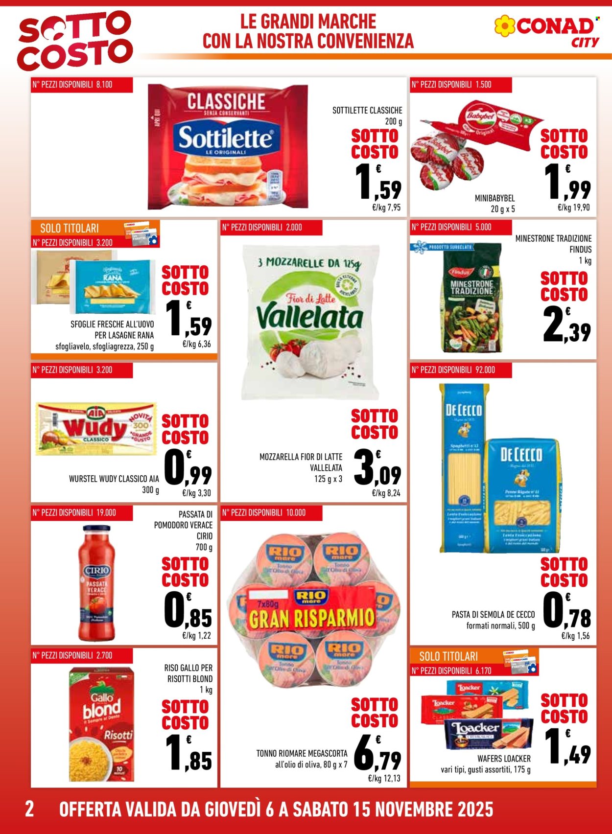 Volantino Conad City - 6/11/2025 - 15/11/2025. Pagina 2