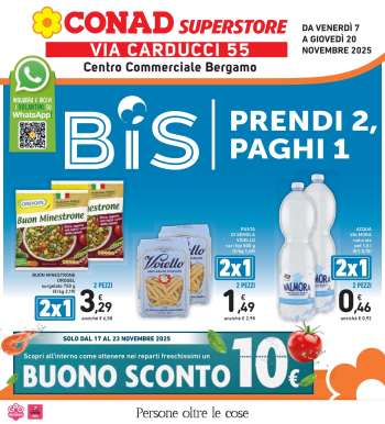 Volantino Conad Superstore - 7/11/2025 - 20/11/2025.
