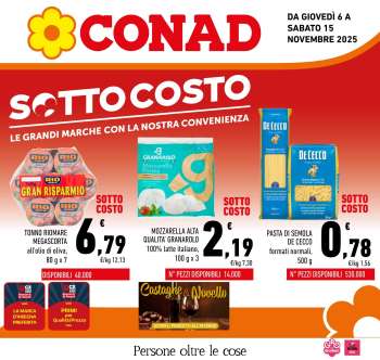 Volantino Conad - 6/11/2025 - 15/11/2025.