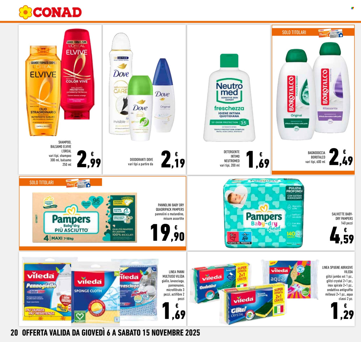 Volantino Conad - 6/11/2025 - 15/11/2025. Pagina 20