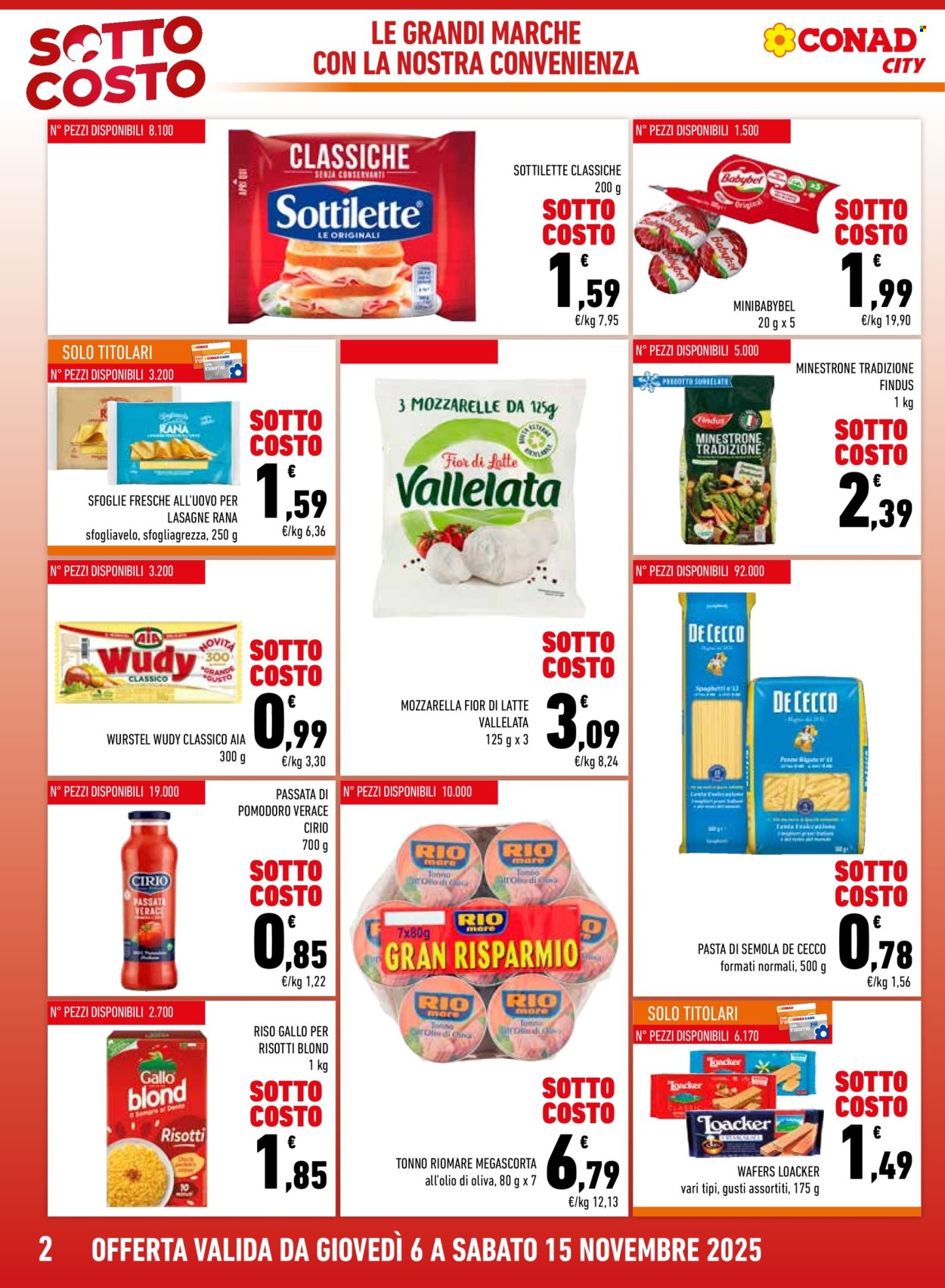 Volantino Conad - 6/11/2025 - 15/11/2025. Pagina 2