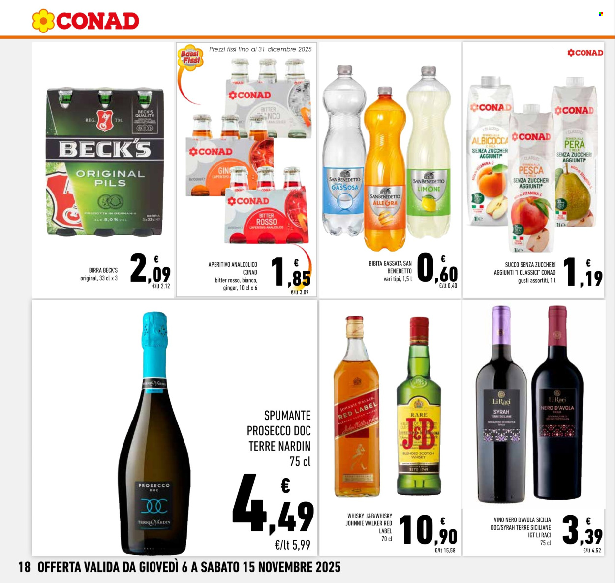 Volantino Conad - 6/11/2025 - 15/11/2025. Pagina 18