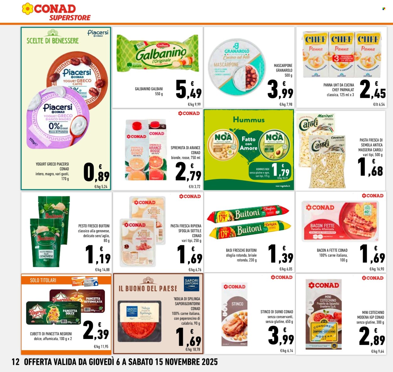 Volantino Conad Superstore - 6/11/2025 - 15/11/2025. Pagina 12