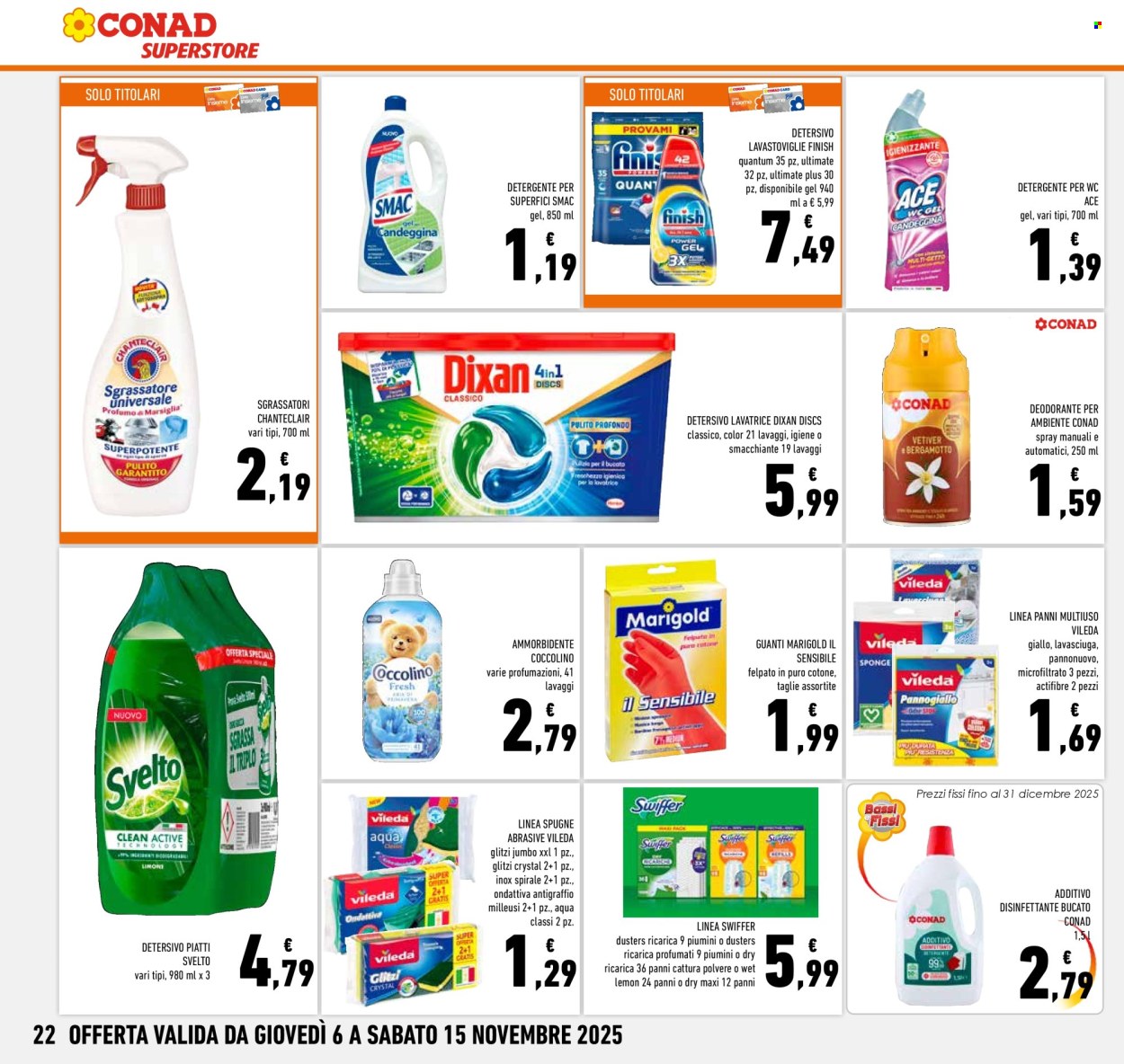 Volantino Conad Superstore - 6/11/2025 - 15/11/2025. Pagina 22