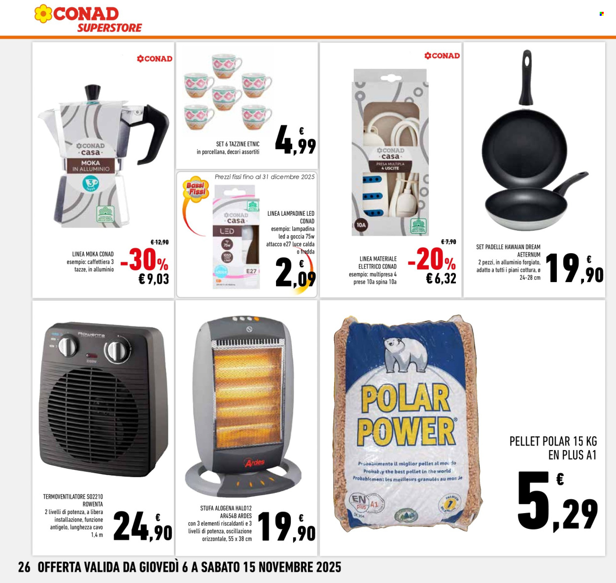 Volantino Conad Superstore - 6/11/2025 - 15/11/2025. Pagina 26