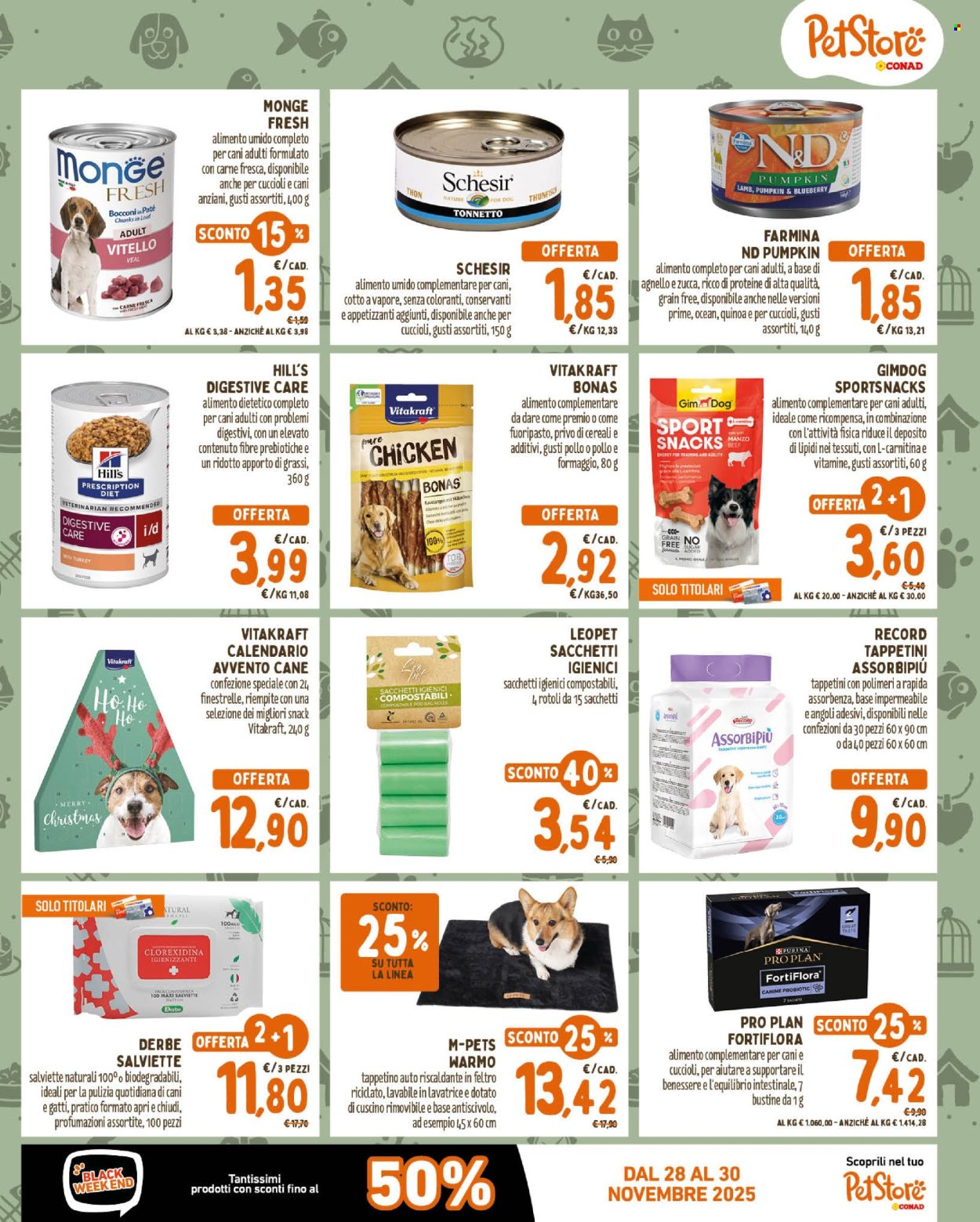 Volantino Pet Store Conad - 6/11/2025 - 2/12/2025. Pagina 3