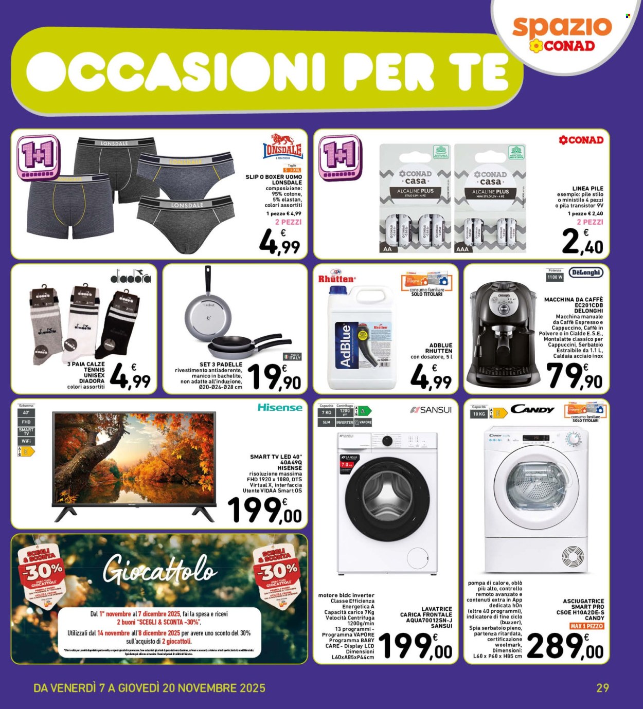 Volantino Spazio Conad - 7/11/2025 - 20/11/2025. Pagina 29